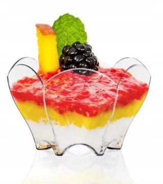 Pucharki do deserów kubeczki na przekąski fingerfood KING 70ml 24szt.