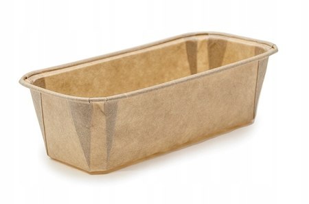 Foremki papierowe do pieczenia 20 x 7cm brązowe KRAFT PLUMPY 50 sztuk
