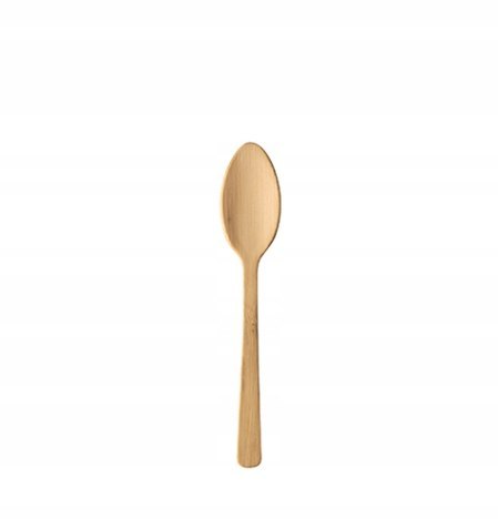 Fingerfood mini łyżeczki z bambusa do przekąsek, deserów 9,5cm 50 sztuk
