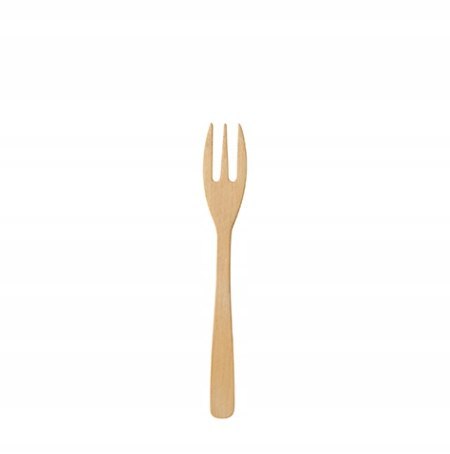 Fingerfood mini widelczyki z bambusa do przekąsek PURE 9,5cm 50 sztuk