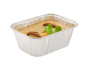 Foremki aluminiowe do pieczenia 11 x 8 cm formy małe na pasztet ciasto 250 ml 100 szt