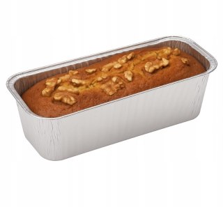 Foremki aluminiowe do pieczenia podłużne formy 1 L. 23 x 10 cm 196P 100 sztuk