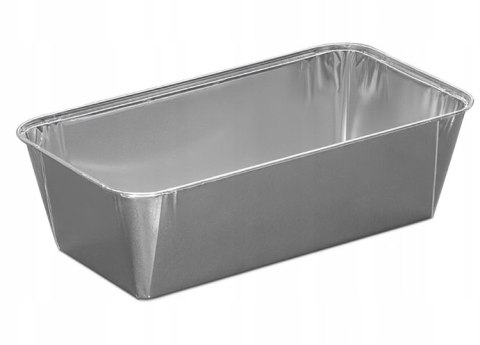 Formy aluminiowe do pieczenia foremki do pasztetu 24 x 12 cm 1640 ml R1325G 50szt