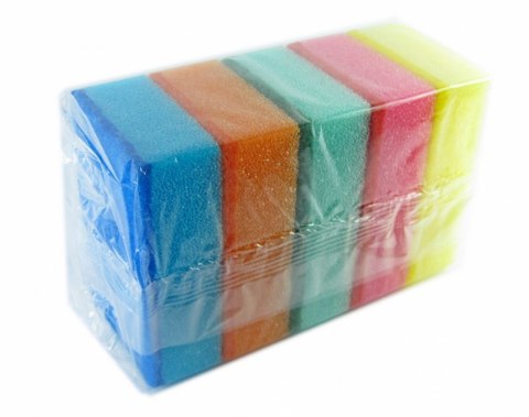 GĄBKI kuchenne ZMYWAKI 2 stronne duże 9,5 x 6 cm MAXI 5 sztuk