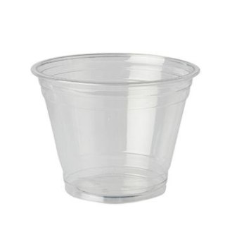 KUBKI do napojów jednorazowe plastikowe PET 200ml ⌀ 9,5cm 50 sztuk