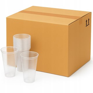 KUBKI plastikowe przezroczyste 200ml REUSE 3000szt [30x100 szt]