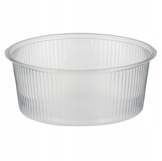 POJEMNIKI plastikowe okrągłe przezroczyste + pokrywki 200ml REUSE 100sztuk