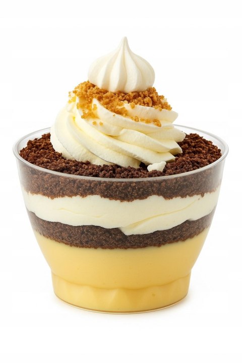 Pucharki plastikowe na mini deserki kubeczki deserowe TIME 75ml 24 szt