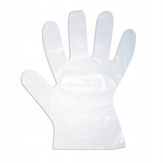 RĘKAWICZKI FOLIOWE rękawice zawieszka HDPE L 100 sztuk