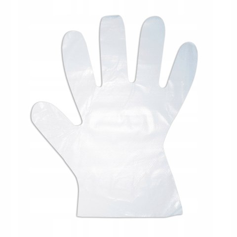 RĘKAWICZKI FOLIOWE rękawice zawieszka HDPE L 100 sztuk