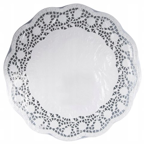 SERWETKI pod ciasto tort ażurowe DEKORACYJNE papierowe 36cm 100szt