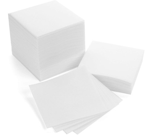 Serwetki koktajlowe barmańskie pod drinka BIAŁE 10x10 cm 125 sztuk
