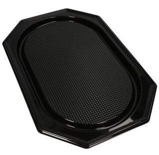 TACE CATERINGOWE PATERY PÓŁMISKI CZARNE CATERING 55X36 XXL 10 sztuk