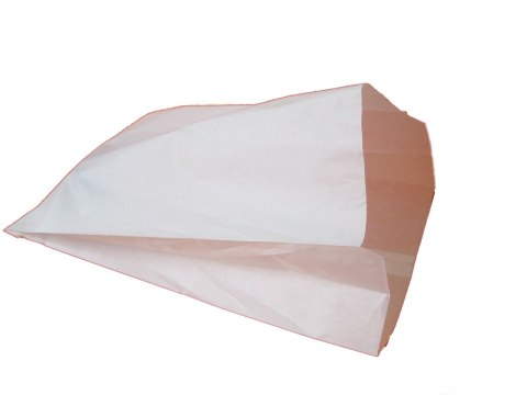 TORBA BIAŁA półpergamin płaska 27x15x9 cm 250 sztuk