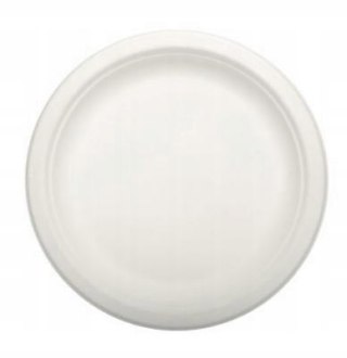 Talerze z trzciny cukrowej jednorazowe 23cm 50szt