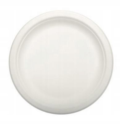 Talerze z trzciny cukrowej jednorazowe 23cm 50szt