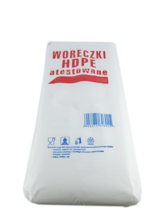 WORECZKI foliowe HDPE śniadaniowe 14x4x38cm 14/4/38 800 sztuk