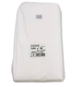 WORECZKI foliowe HDPE torebki 14x4x26 cm 800 sztuk