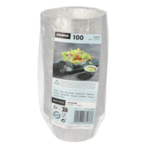 Foremki aluminiowe do babeczek 120 ml Ø 8,5 cm papilotki do muffinek 100 szt