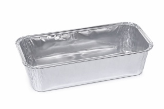 Foremki aluminiowe do pieczenia podłużne formy 1 L. 23 x 10 cm 196P 100 sztuk