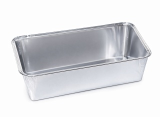 Formy aluminiowe do pieczenia foremki do pasztetu 24 x 12 cm 1640 ml R1325G 50szt