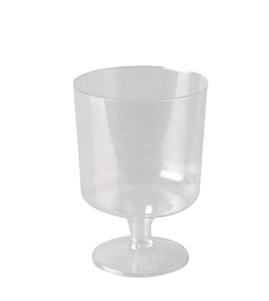 Kieliszki plastikowe do wina puchary deserowe REUSE 200ml 150szt [15x10szt]