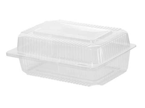 Pojemniki cukiernicze plastikowe zamykane 8,5 cm x 15 cm x 20 cm 50szt