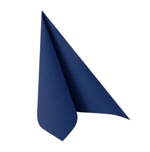 Serwetki Royal Collection PAPSTAR 3W 1/4 40 x 40 cm Airlaid ciemnoniebieskie 50 szt.