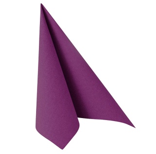Serwetki Royal Collection PAPSTAR 3W 1/4 40 x 40 cm Airlaid fiolet, fioletowe 50 szt.