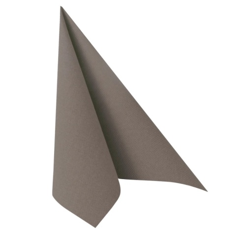 Serwetki Royal Collection PAPSTAR 3W 1/4 40 x 40 cm Airlaid szare 50 szt.